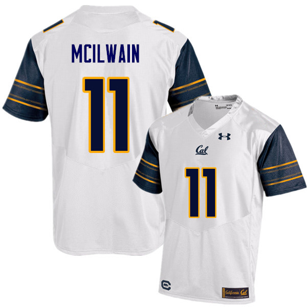 Men #11 Brandon McIlwain Cal Bears (California Golden Bears College) Football Jerseys Sale-White